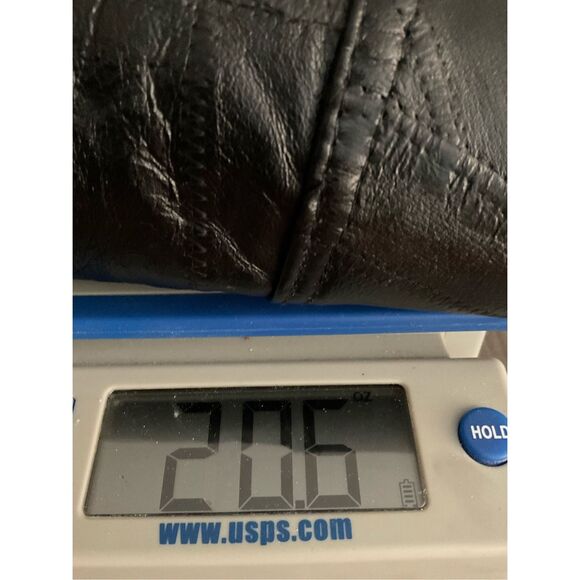 Vintage Hawg Hides Motorcycle Black Leather Vest Men’s 2X Full Snap Patchwork - Picture 8 of 8